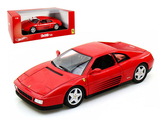 Ferrari 348TB Red 1/18 Diecast Car Model by Hotwheels