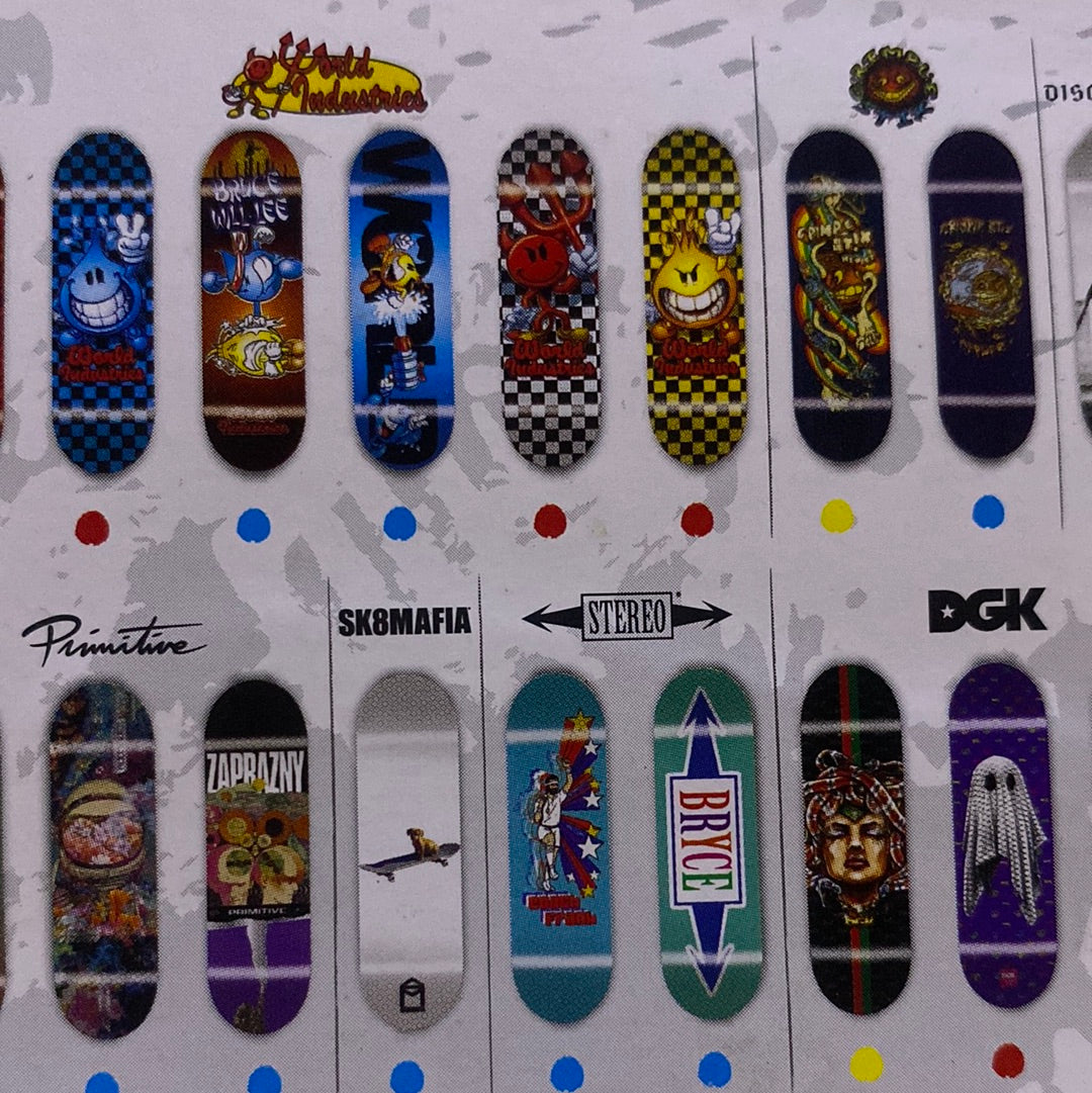 Tech Deck World Industries Red face Ultra rare—