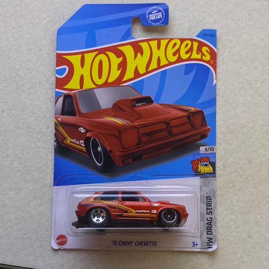2021 Hot wheels 1976 chevy chevette 9/10 HW Drag Strip