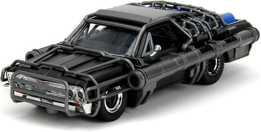 1967 Chevy El Camino with Cannons Matt Black Fast X (2023) Movie Series 1/32 Diecast Model Car by Jada 34733