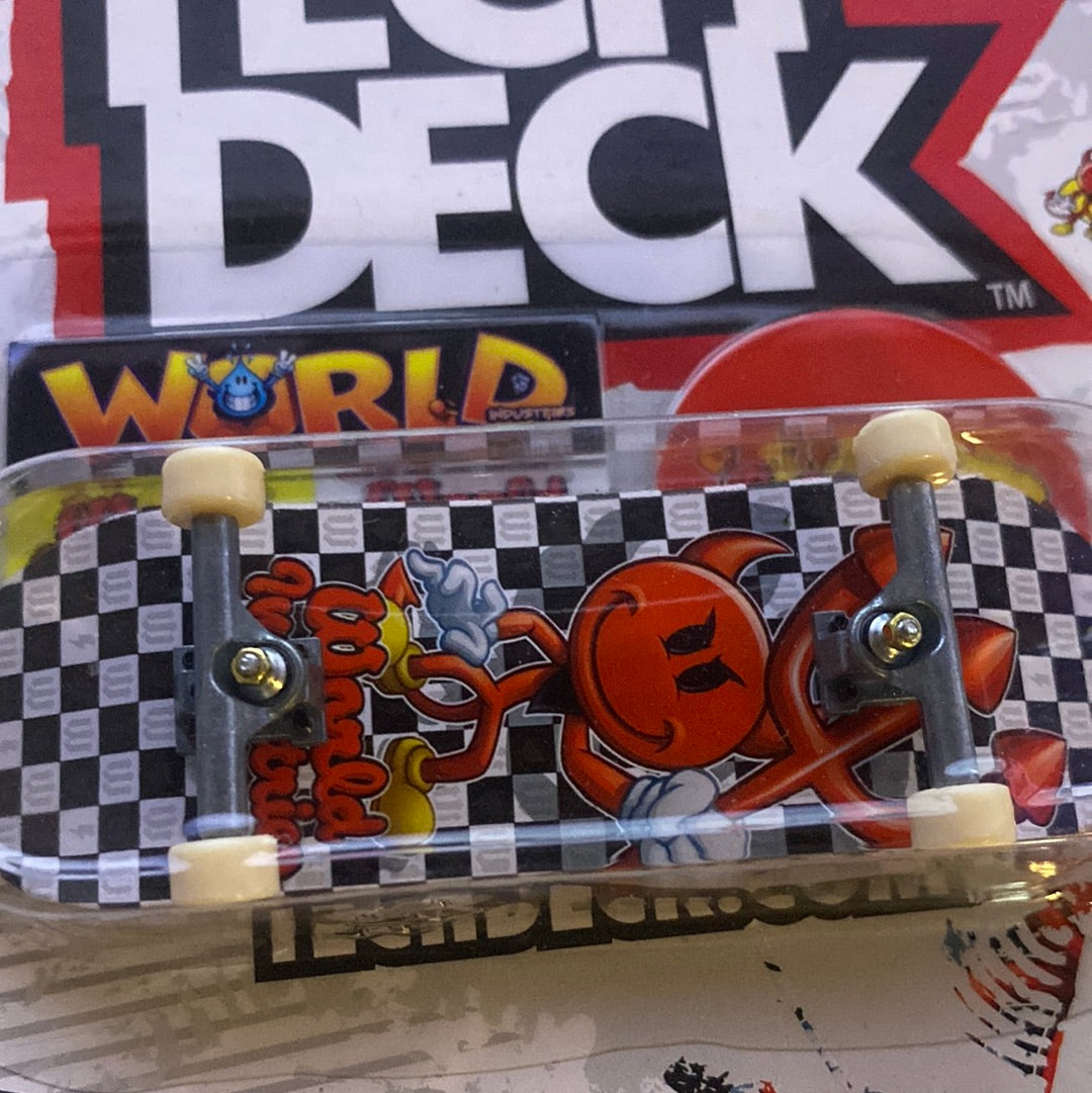Tech Deck World Industries Red face Ultra rare—