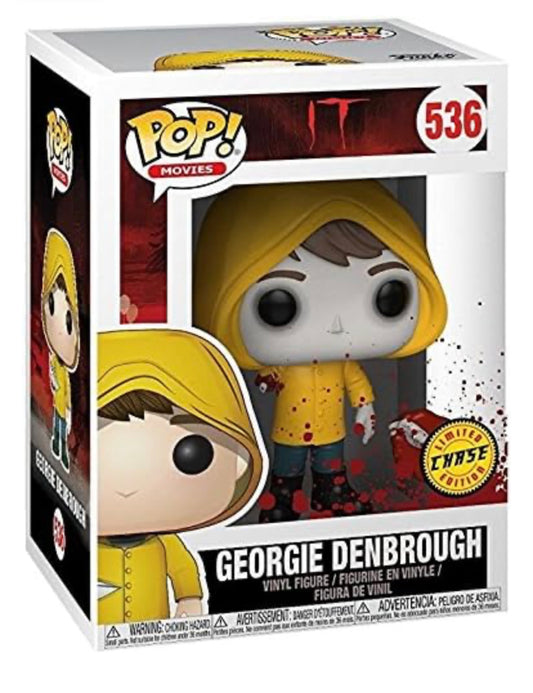 Funko Pop! Movies: Stephen King's It - Bloody Arm Georgie Denbrough CHASE Variant Limited Edition 536