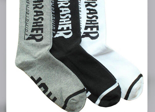 New!!  Gray thrasher socks HUF
