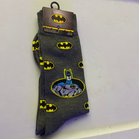 New!! Gray Batman socks
