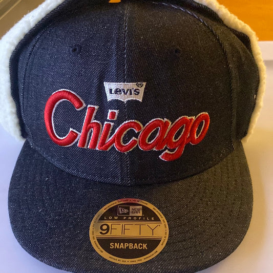 Levi’s Chicago New Era Low Profile Snapback Fleece Flap Hat