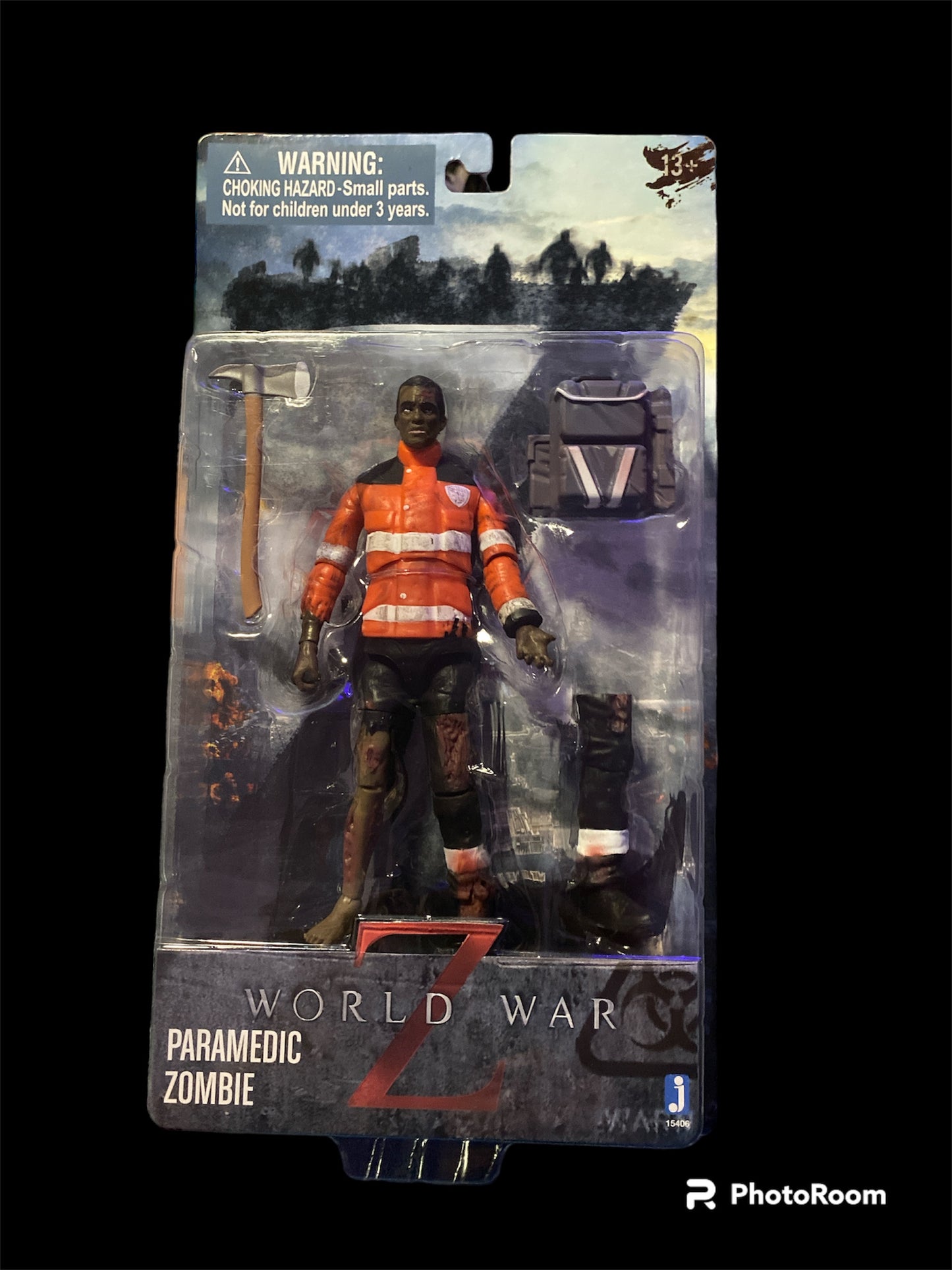 2013 World War Z Paramedic Zombie Jazwares