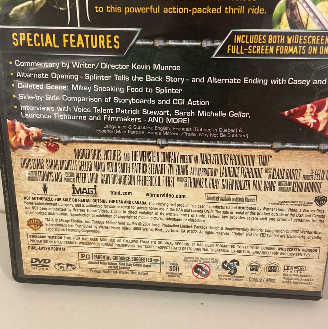 TMNT 2007 DVD MOVIE