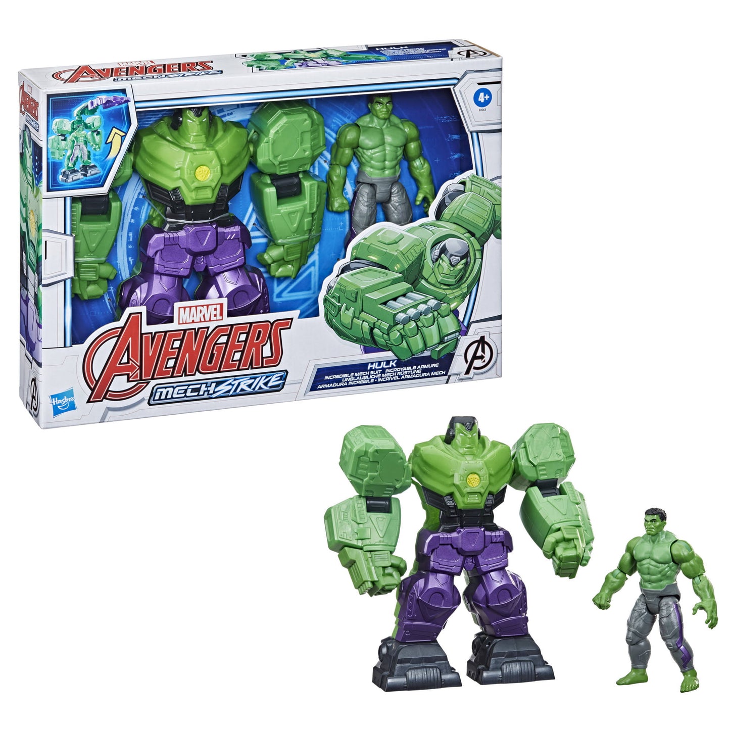 New!! Marvel Avengers Mechstrike Hulk Hasbro Incredible mech suit