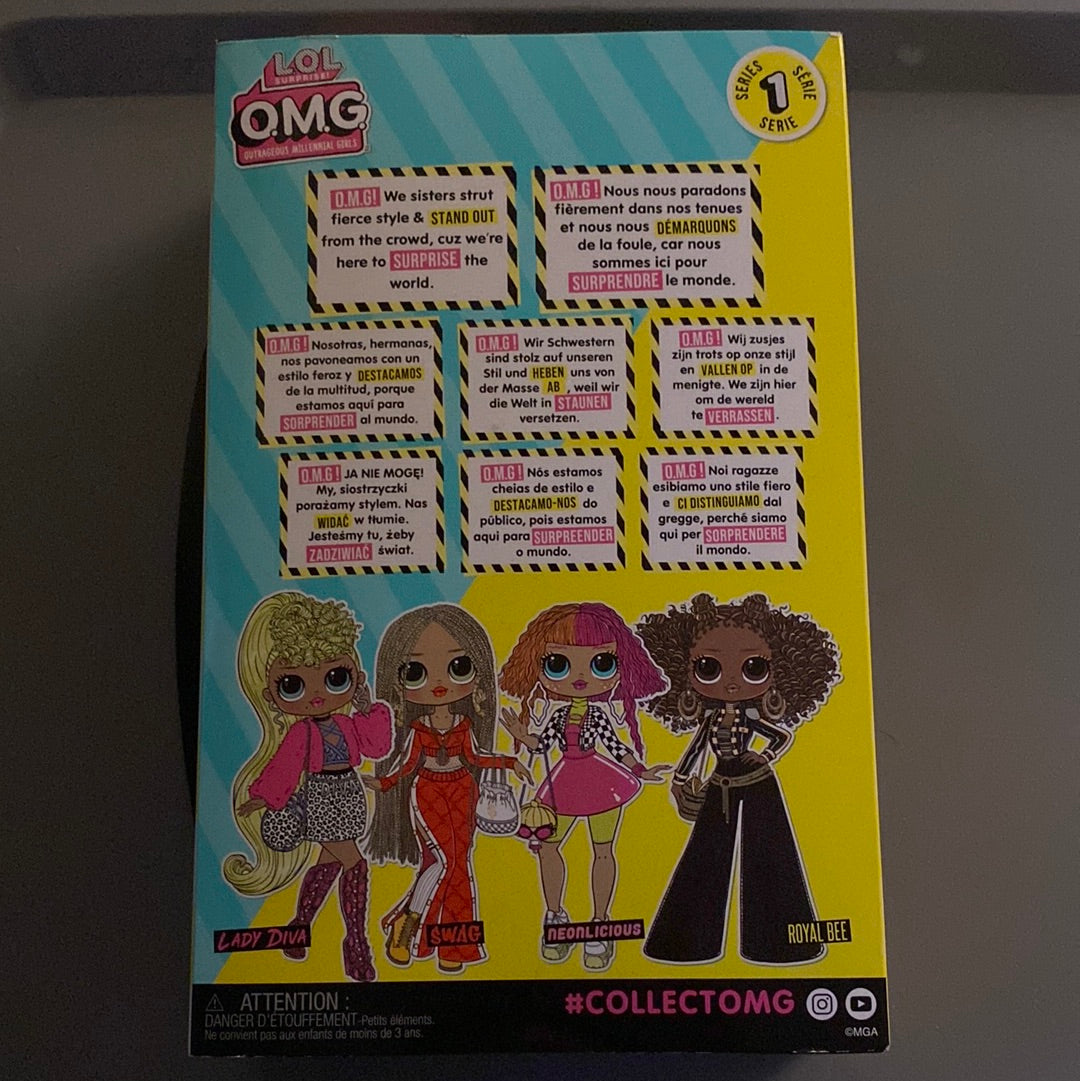 MGA Entertainment LOL Surprise OMG Series 1 Royal Bee Fashion Doll