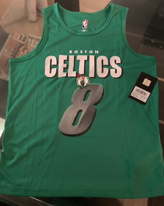 New! NBA Boston Celtics Green Tank Top Walker #8 Kids Size 8-10