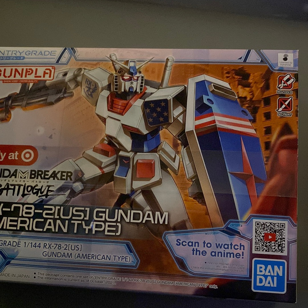 USA Exclusive Gundam Breaker Battlogue RX-78-2US GUNDAM AMERICAN TYPE Model Kit