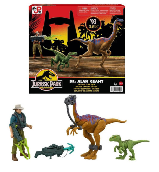 Jurassic Park '93 Classic Dr. Alan Grant Tactical Claw Pack