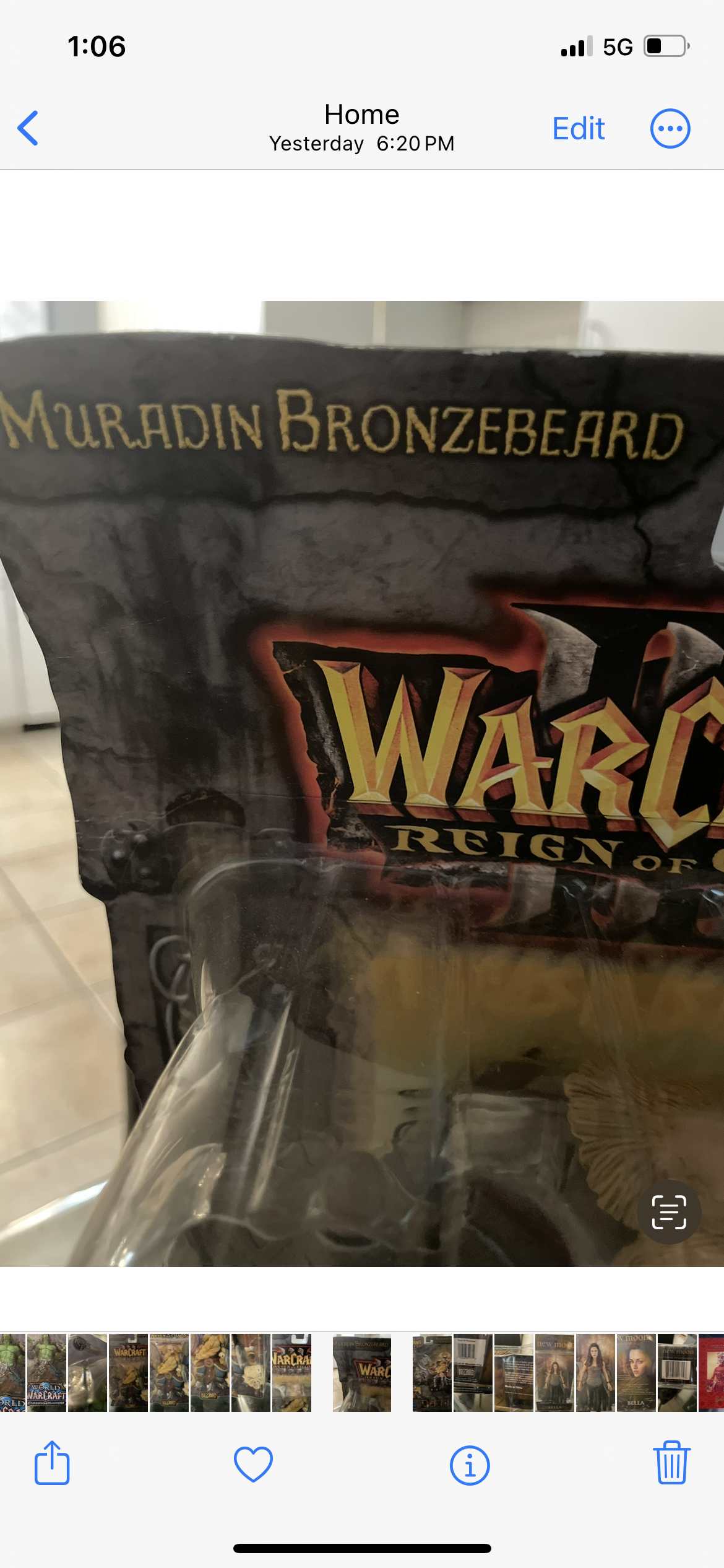 2002 Warcraft III 3: Reign of Chaos Muradin Bronzebeard Action Figure