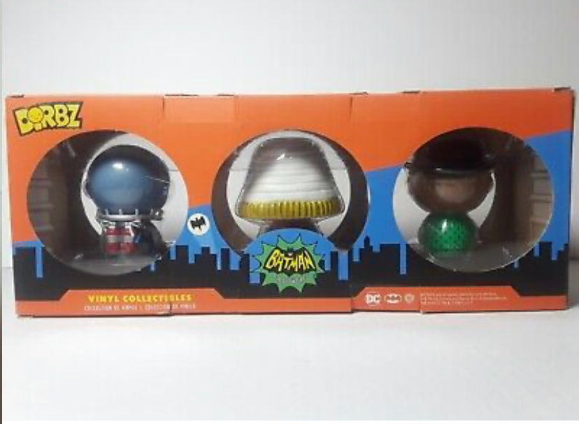 Dorbz Vinyl Collectibles 2017 Fall Convention 4000 PCS LIMITED EDITION THE RIDDLER, KING TUT, AND MR.FREEZE 3 PACK