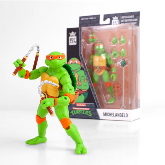 Michael Angelo Teenage Mutant Ninja Turtles BST features Figure