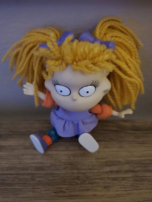 Vintage 1998 Nickelodeon Rugrats Collectible Angelica Figure Mattel
