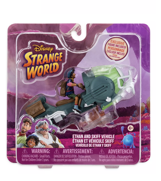 EXCLUSIVE! Disney Strange World Ethan and Skiff Vehicle Play Set New with Box