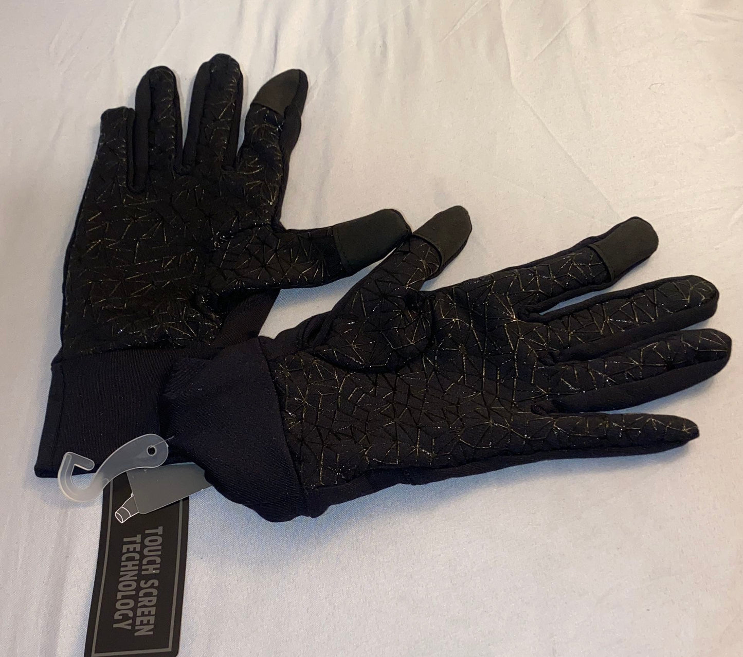 New!! Russell Poly stretch Gloves Rich Black