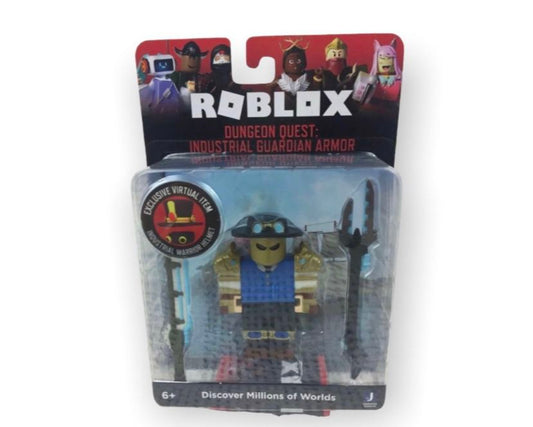 New!! Roblox Dungeon Quest INDUSTRIAL GUARDIAN ARMOR Figure & Accessories NEW