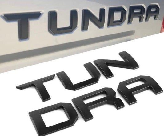 New!! Tundra Black Emblem Tailgate Letter Inserts