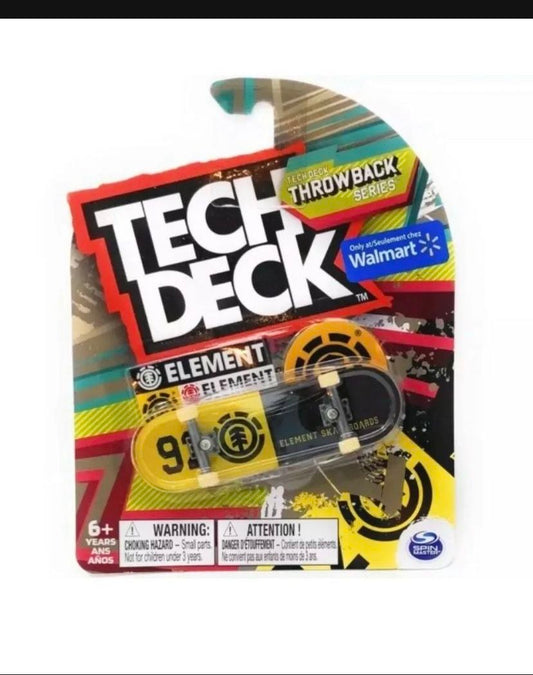 021 Tech Deck Throwback Series ELEMENT - RARE - Fingerboard - Walmart Exclusive