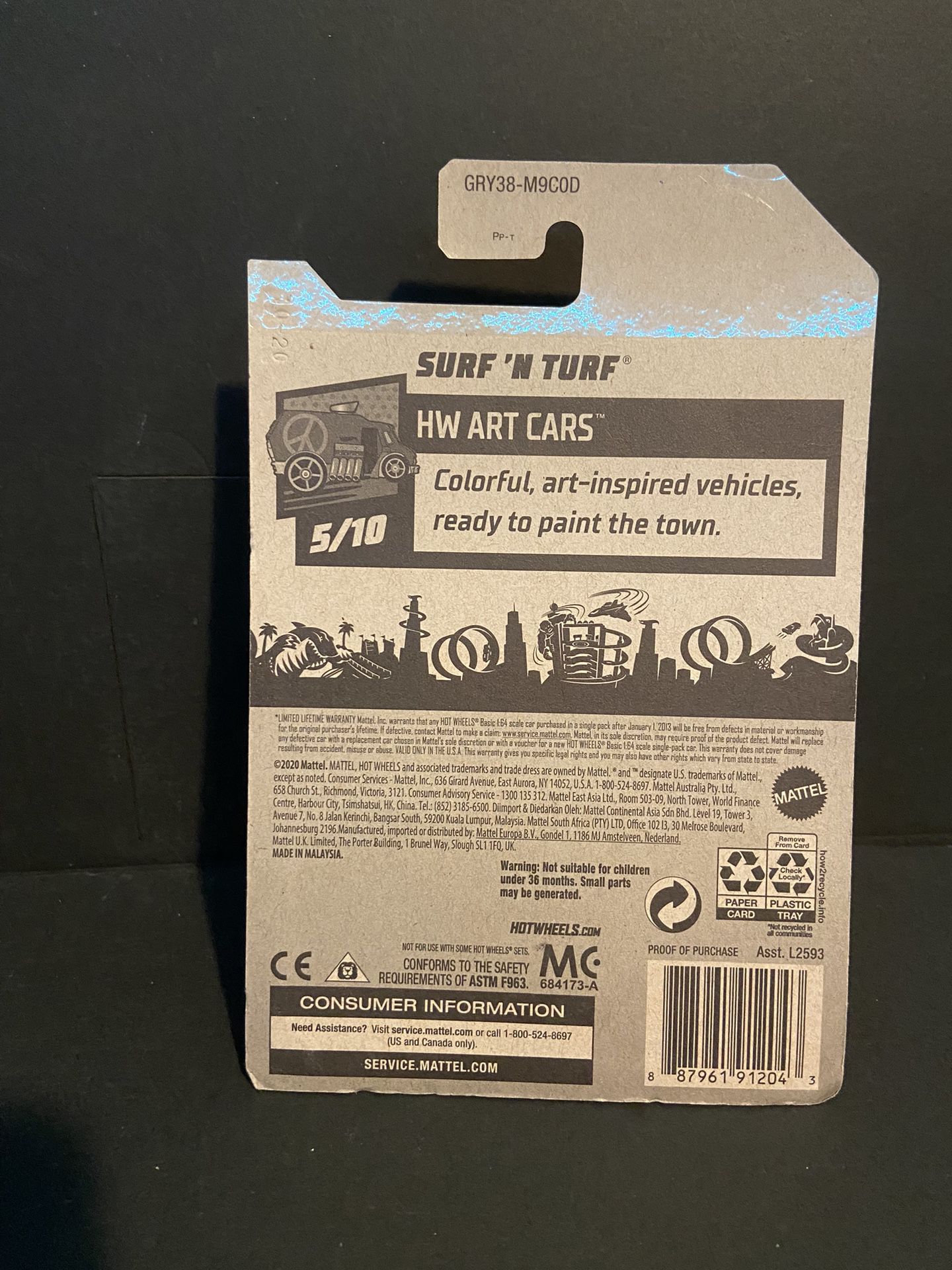 Hot Wheels Art cars 5/10 Surf & Turf