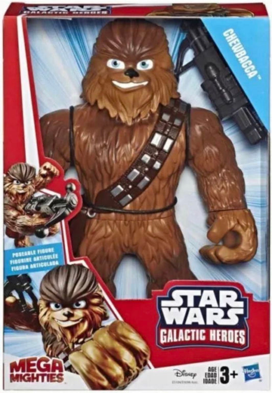 Star Wars Chewbacca Figure 10" - Mega Mighties Galactic Heroes Toy