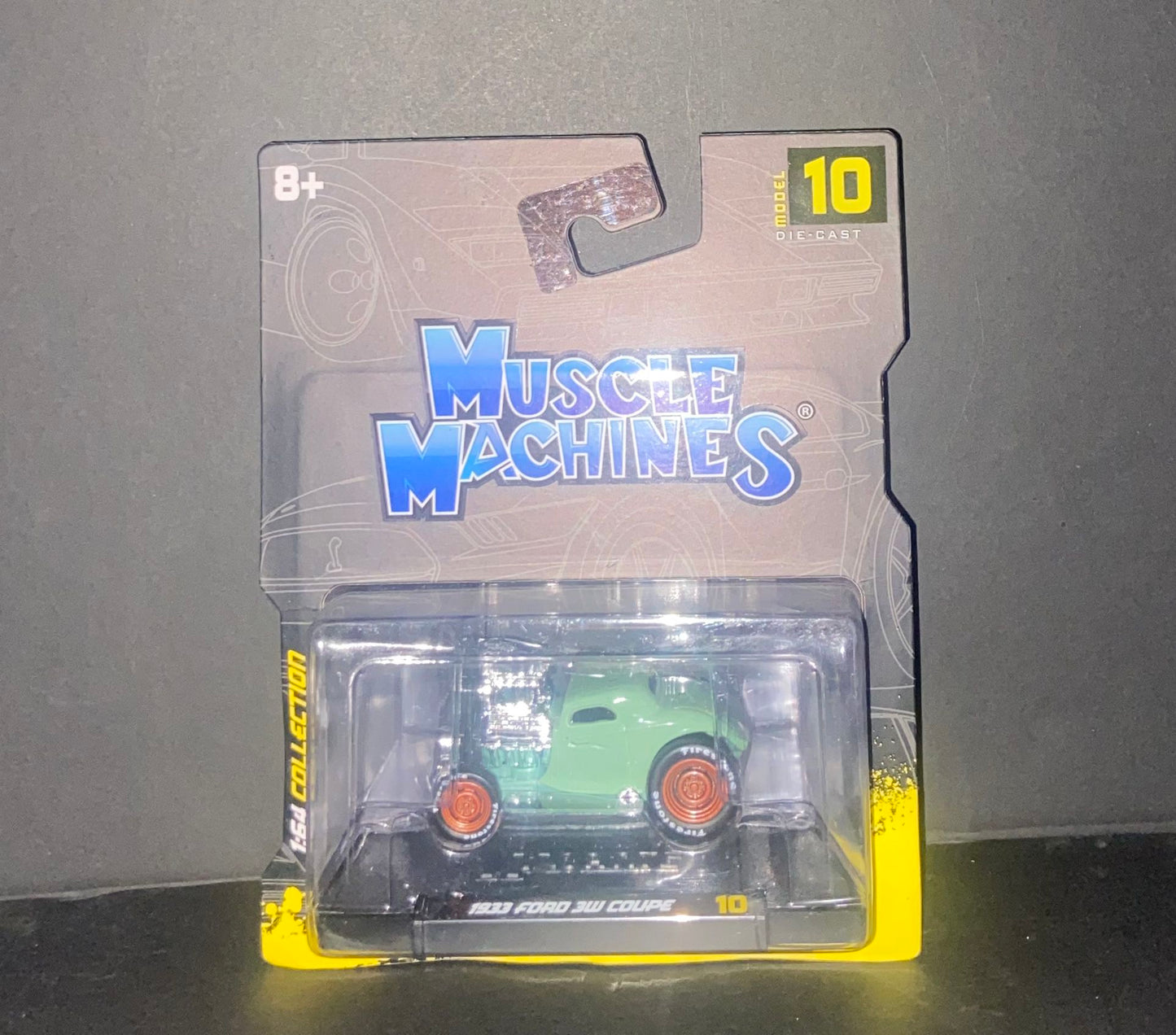 MUSCLE MACHINE DIE 1:64 COLLECTION MODEL 10 SERIES 2 1933 FORD 3W COUPE X3