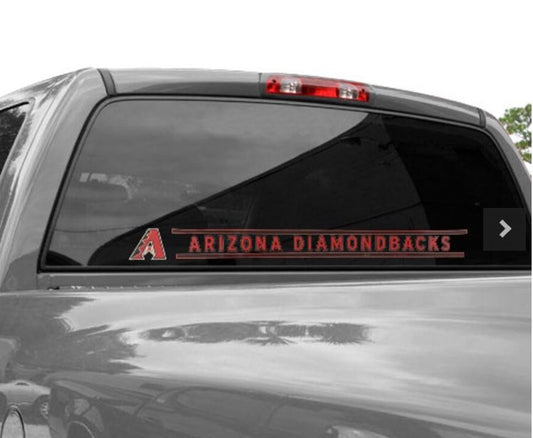 New! Arizona Diamondbacks Perfect Weatherproof Decal Cut! MLB Licensed! 2” X 17”
