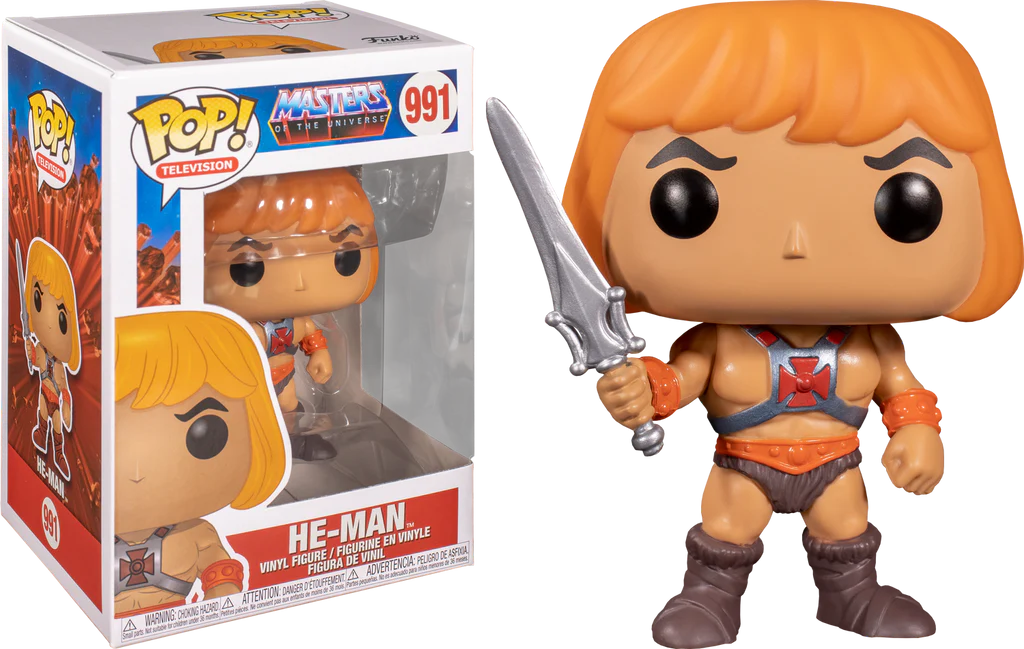New!! Funko masters of the universe he-man 991