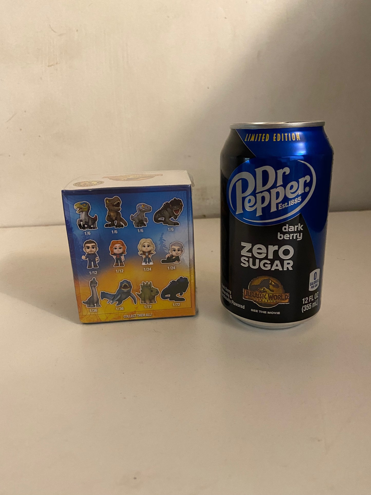 New!! Jurassic World Funko Dominion Vinyl Mystery Figure!! Comes with 1 Free Jurassic World Soda Can Limited Edition!!