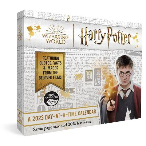 New!! 2023 Harry Potter Day-at-a-Time Box Calendar - Trends International