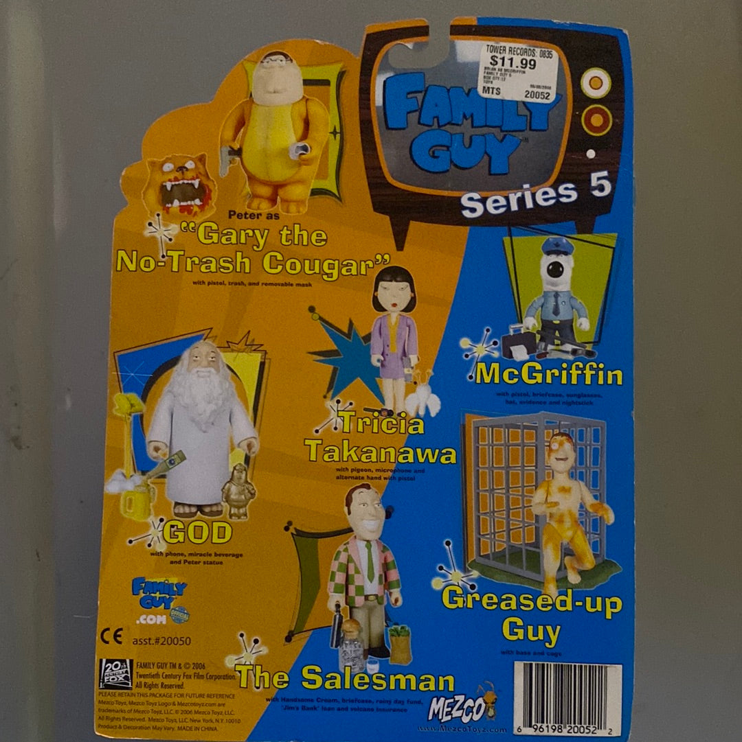 Family Guy Series 5 6" Figure: Brian as McGriffin