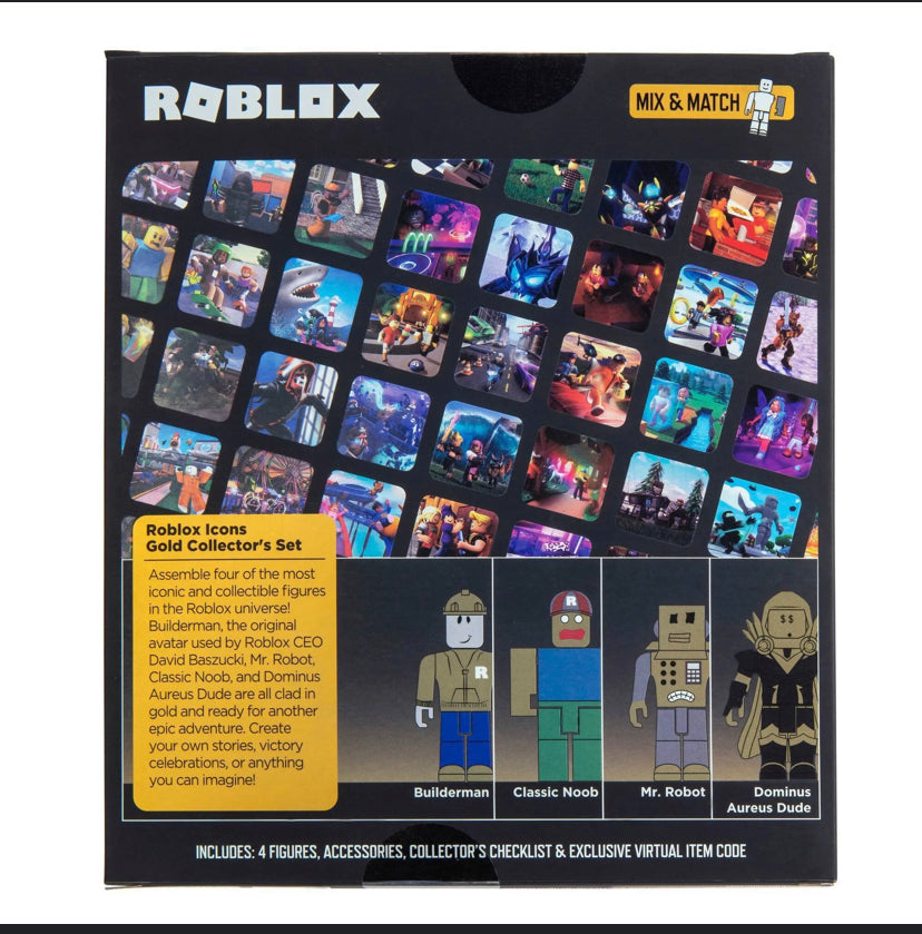 Roblox Icons Gold Collector's Set