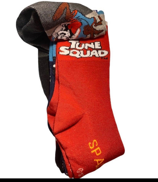 New!! 3-Pack Tune Squad Space Jam Socks