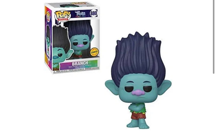 Pop Movies Trolls World Tour 880 Limited Edition Chase Branch Funko