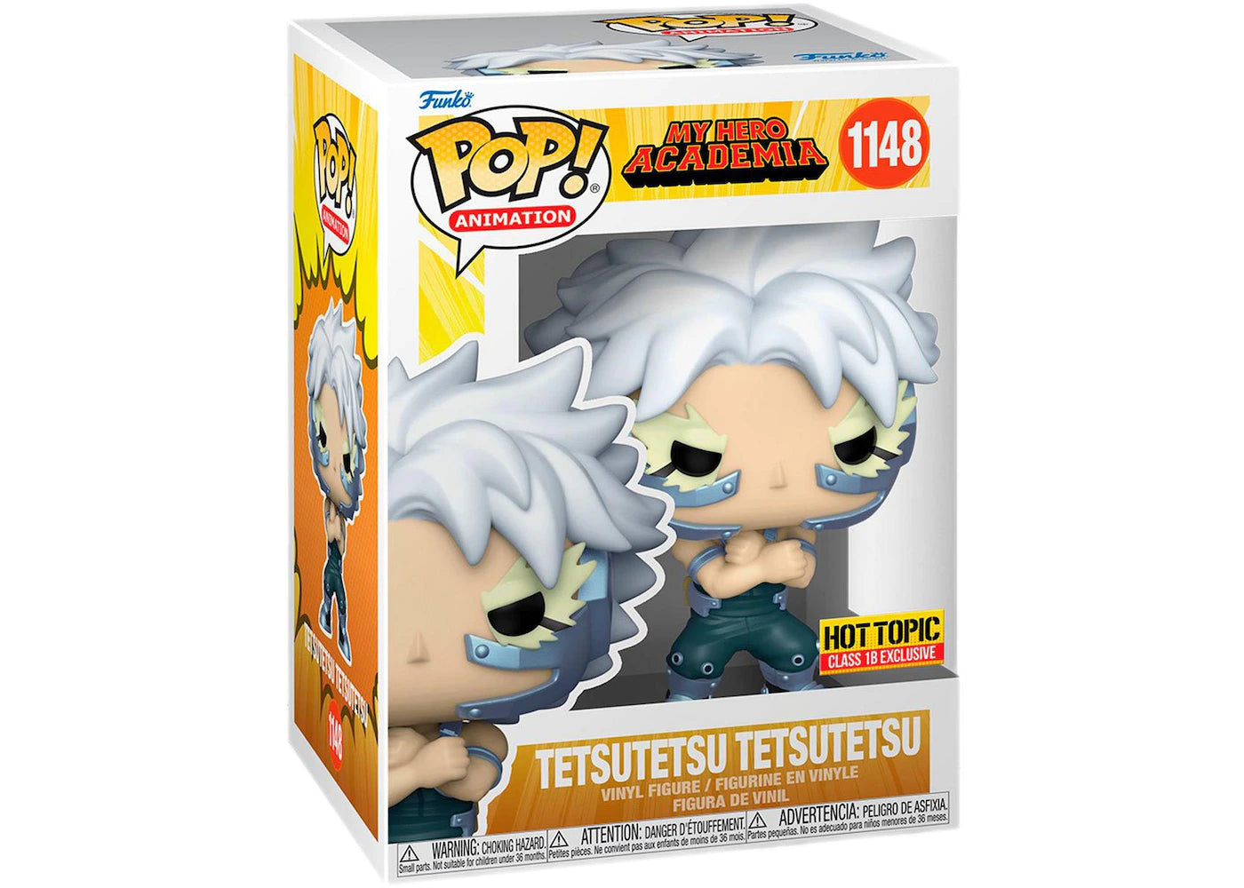New!! Funko Pop! Animation My Hero Academia Tetsutetsu Tetsutetsu Hot Topic Class 1B Exclusive Figure #1148
