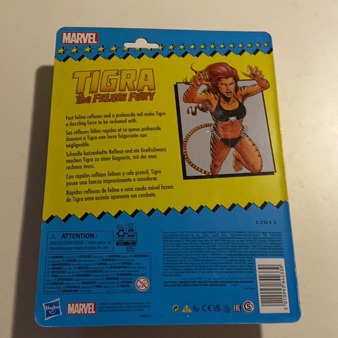 Marvel Legends Retro - TIGRA - 6” Action Figure - Hasbro - NEW
