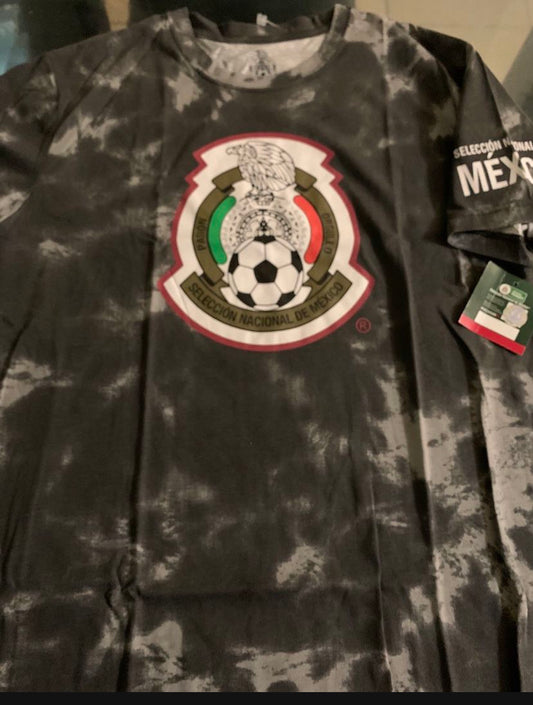 New With Tags! Selección mexicana De Fútbol Black Tie Dye Shirt Size M