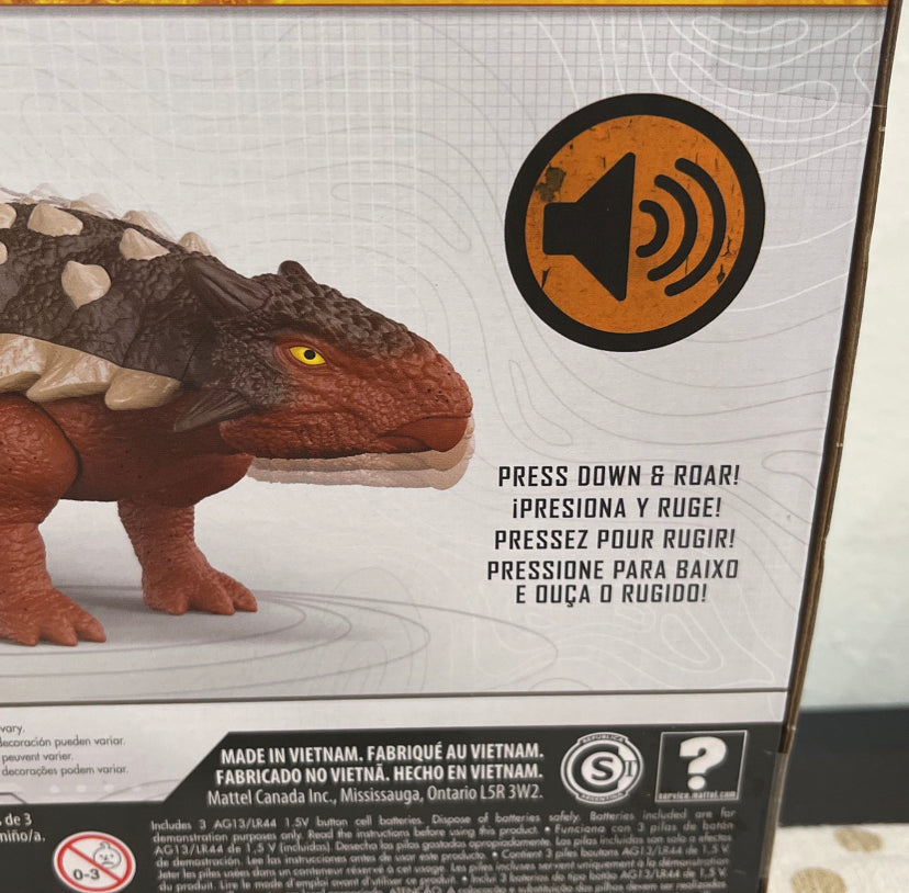 New!! Ankylosaurus Jurassic world