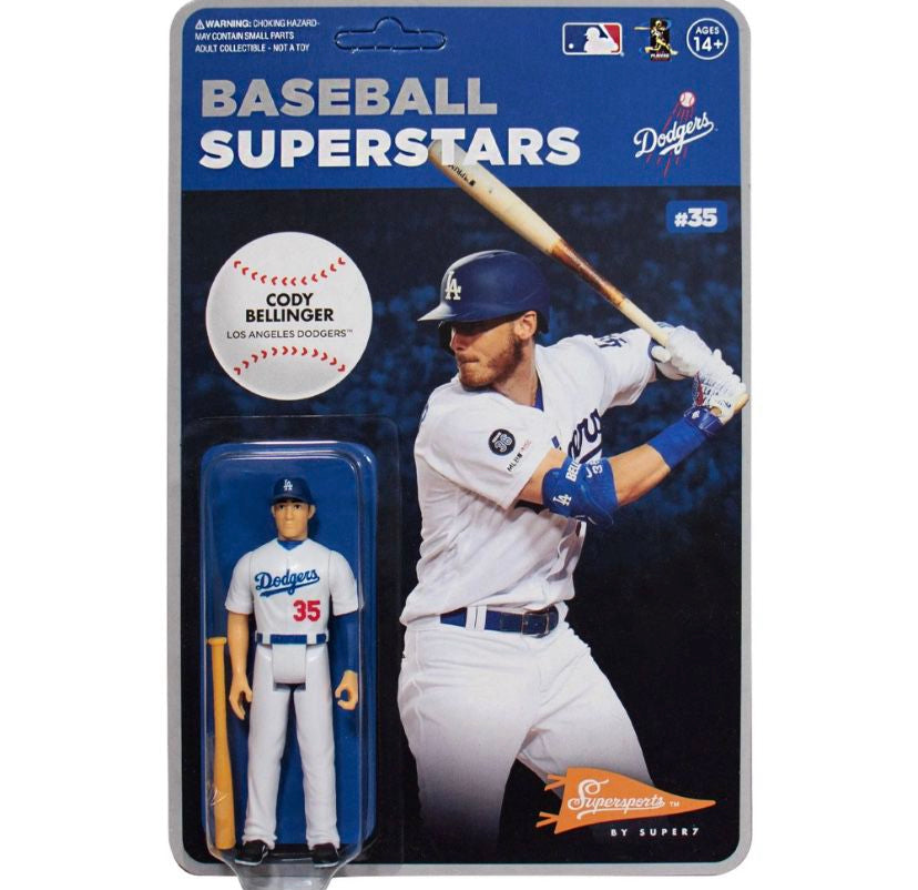 Mlb Los Angeles Dodgers 3.75 Modern Reaction Wave 1 Action Figure