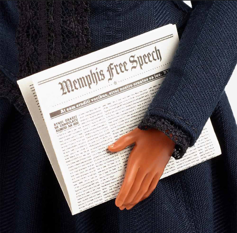 New!! Ida B. Wells Barbie Inspiring Women Doll -some Damage-