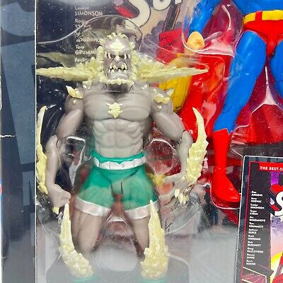 New!! DC Direct Superman vs. Doomsday Collector Set 6.5" Figures w/Graphic Novel NEW