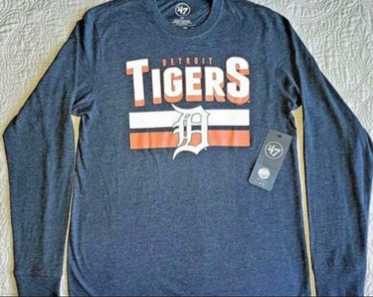 New! Detroit Tigers 47' Brand Long Sleeve, Size XL