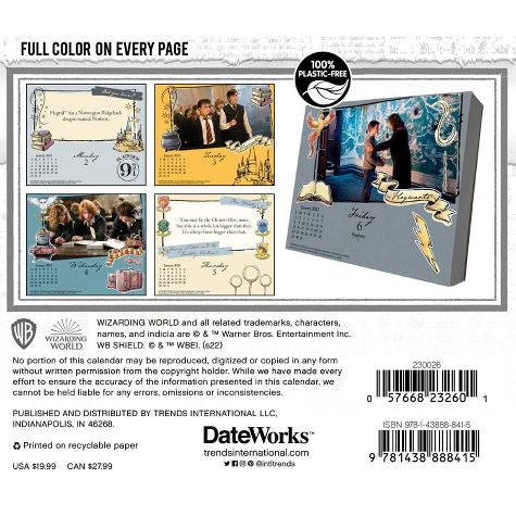 New!! 2023 Harry Potter Day-at-a-Time Box Calendar - Trends International
