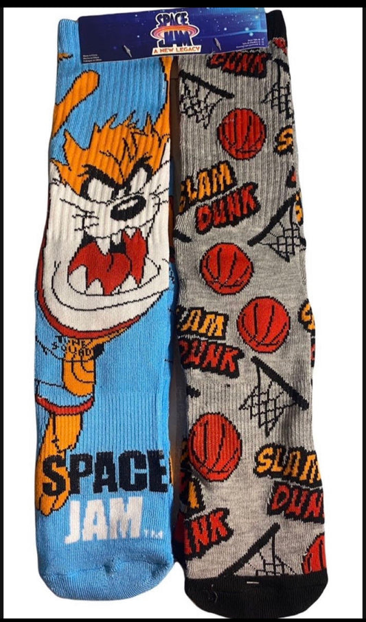 New!! 2-pair Space Jam A New Legacy Socks