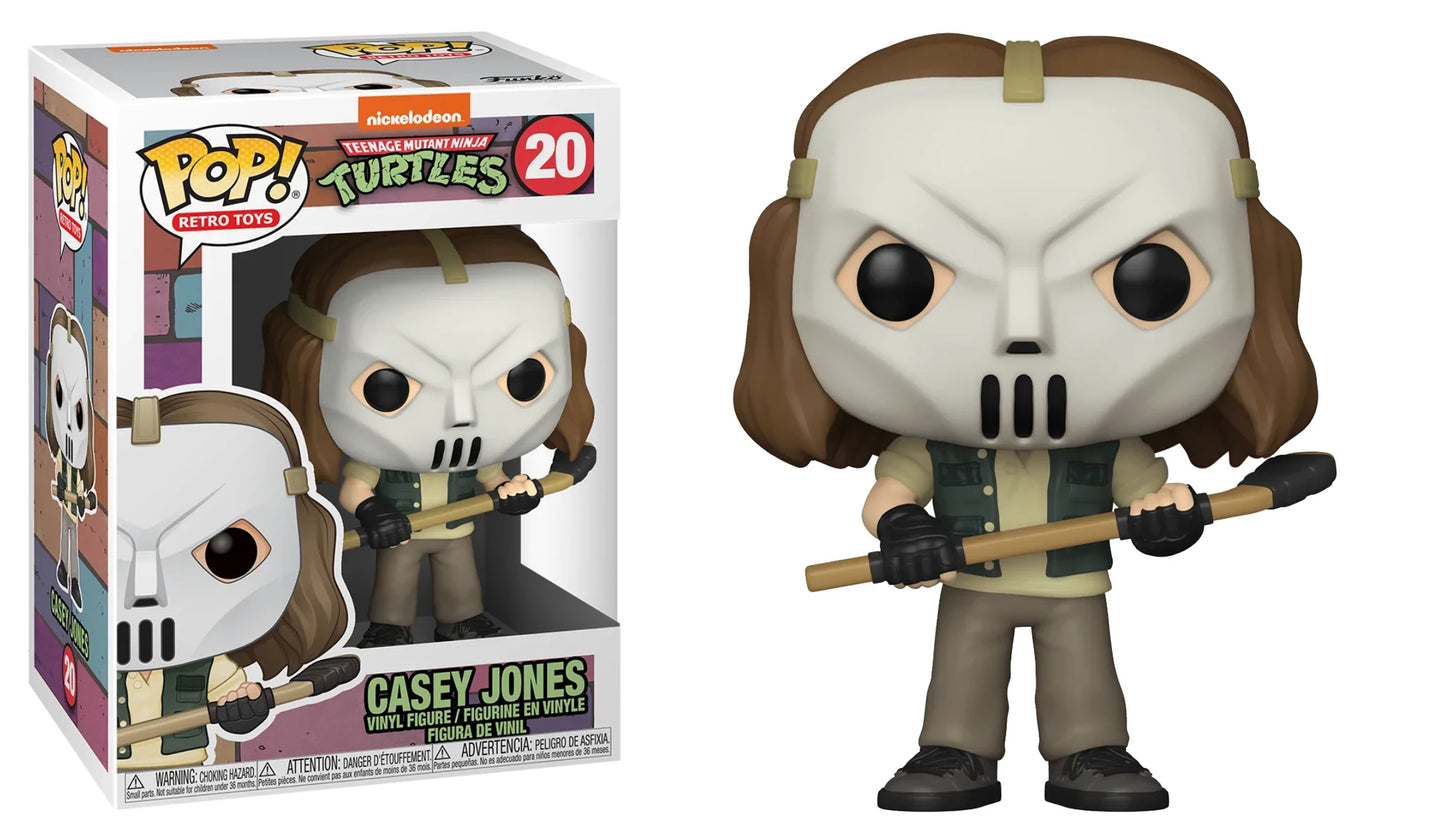 New! Funko Pop Vinyl Figurine Casey Jones #20 (Retro) - Teenage Mutant Ninja Turtles