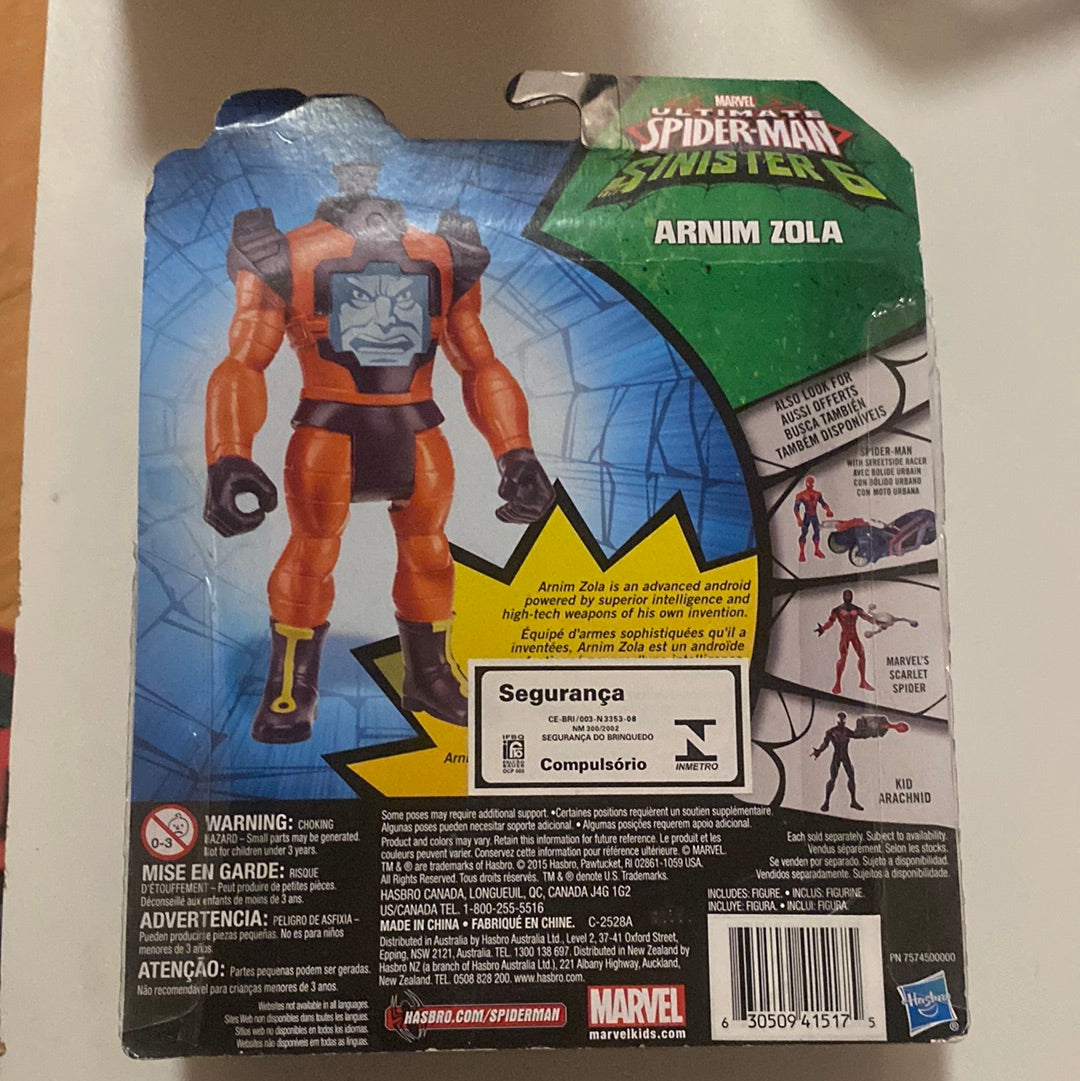 ARNIM ZOLA Marvel 5" Figure Amazing Spiderman SINISTER 6 SIX