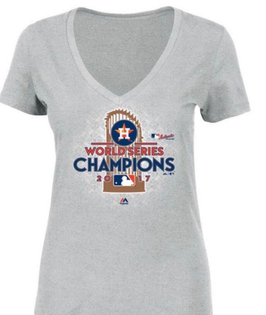 New!! Houston World Series 2017 World Series Champions Womens T-Shirt