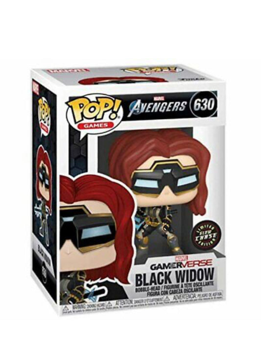 Pop.Games Marvel Avengers 630 Limited Edition Glow Chase Black Widow Funko